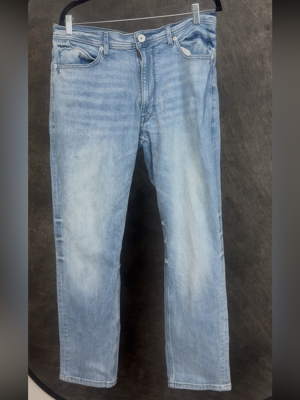 Sean John Athletic Tapered Stretch Jeans 34x32 Light Wash Denim Men’s